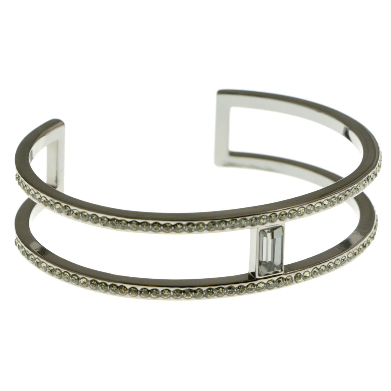 Silvertone You Are My Anchor Cuff Bracelet 