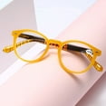thumbnail image 5 of 5 Pairs of Retro Round Blue Light Blocking Reading Glasses 3.00,HD Trendy Classic Presbyopic Glasses, Spring Hinge Readers +3.00 for Women and Men, 5 of 7