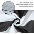 thumbnail image 6 of Boho Shower Curtain Mid Century Modern Shower Curtains for Bathroom Black and White Geometric Minimalist Bohemian Waterproof Fabric Bathroom Shower Curtain Set 72x72 Inch, 6 of 6