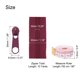 thumbnail image 2 of Uxcell #5 10 Yards Bulk Nylon Coil Zipper by the Yards with 20 Pcs Zipper Sliders and Ruler for Sewing Wine Red, 2 of 6