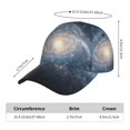 thumbnail image 2 of Fotbe The Galaxy Gorro Clásico de Béisbol, Gorra Ajustable con Broche Snapback, Gorro de Exterior de Algodón Suave, 2 of 6