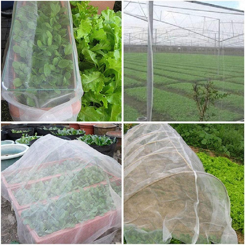 20X100ft Garden Insect Netting Mosquito Bug Barrier Bird Net Plant Protect 