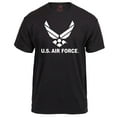thumbnail image 1 of Rothco US Air Force Emblem T-Shirt - Black, Large, 1 of 4
