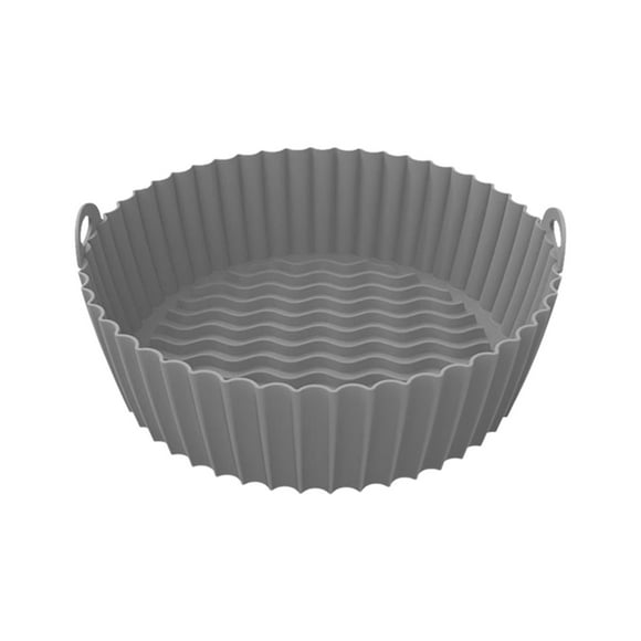 Revestimiento redondo de silicona para freidora de aire, accesorios reutilizables para revestimiento de cesta de freidora de aire, reemplazo de revestimientos de pergamino, [8,5 pulgadas] Wmkox8yii hjk5358