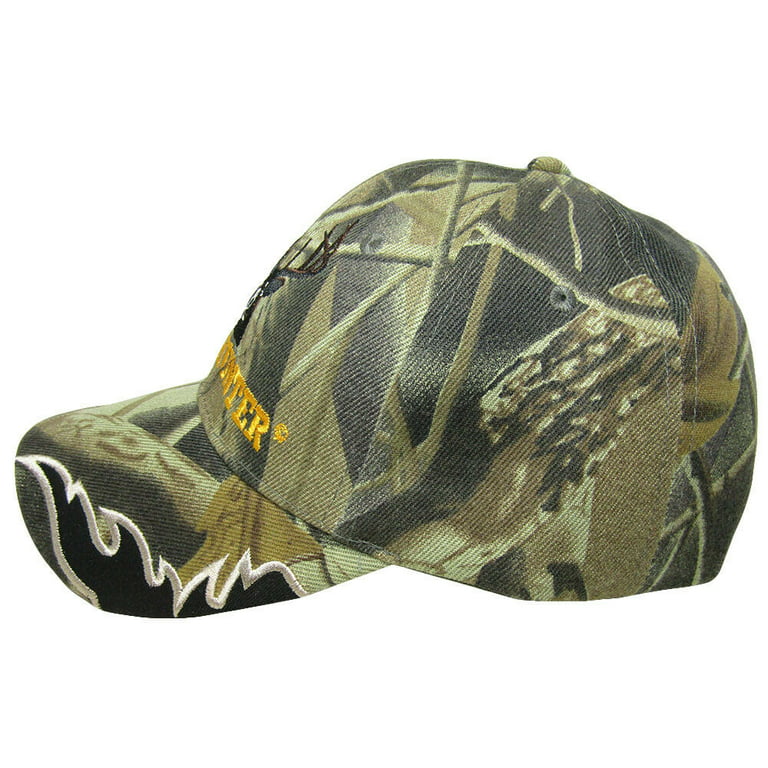 Deer Hunter Camouflage Camo Bill Embroidered REDNECK HUNTING Cap Hat 