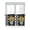 Black Yellow, variant on Beige Vintage Boho Bedroom Curtains 63 Inches length, Ethnic Tribal Geometric Abstract Window Treatment Curtain Drapes, Rod Pocket Curtain Panels for Living Room Kitchen, 42"x63", 2 Panels