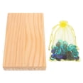 thumbnail image 1 of 1 Set Mancala Board Game Toy Foldable Wooden Mancala Gemstone Chess Toy, 1 of 9