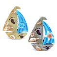 thumbnail image 2 of Puzzled Sailing Boat Refrigerator Blue Wave Magnet - Boats Theme - Set of 2 - Unique Affordable Gift and Souvenir - Item #7640, 2 of 2