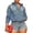 Blue, variant on Denim Hoodie Pullover for Women Long Sleeve Tops Women Half Zip Denim Hoodie Pullover Jacket Jean Sweatshirt Tops with Pockets Blue M,Blue,L
