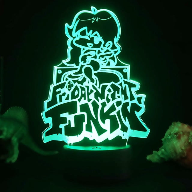 Luz nocturna LED 3D Fridays Nights Funkins que cambia de color
