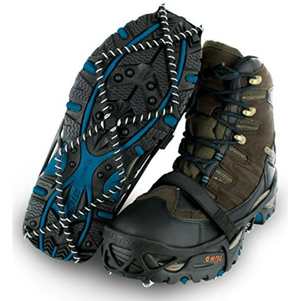 Yaktrax Pro Traction Cleats for Snow and Ice, Black, Large Walmart