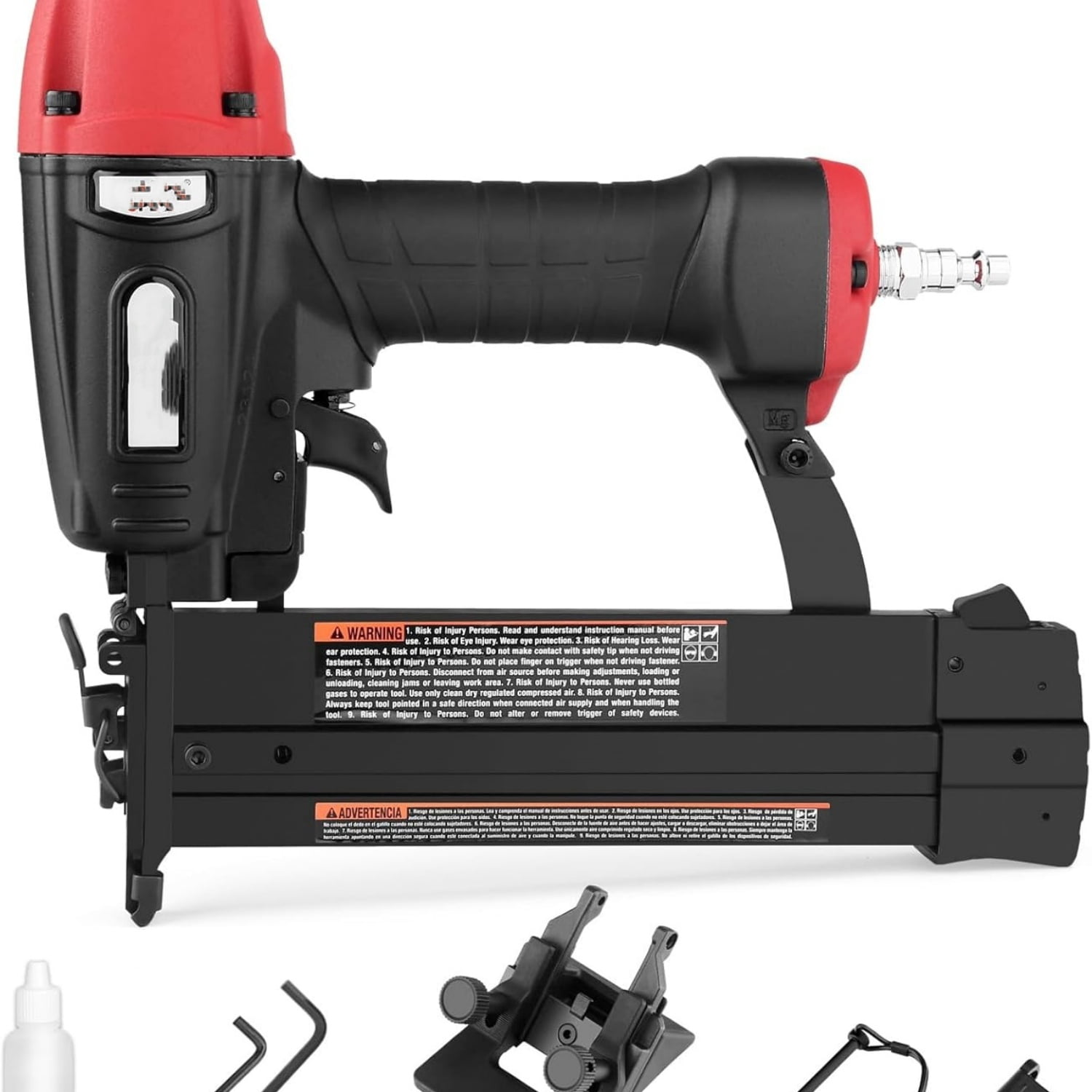 4-in-1 Pneumatic 18 Gauge Flooring Stapler/Nailer