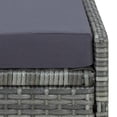thumbnail image 6 of vidaXL Patio Lounge Chair Outdoor Sunlounger Sunbed with Cushion Poly Rattan, 6 of 6