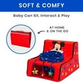 thumbnail image 3 of Disney Mickey Mouse Sit N Play Portable Activity Seat for Babies by Delta Children Floor Seat for Infants, 17. Inch (Pack of 1), 3 of 6