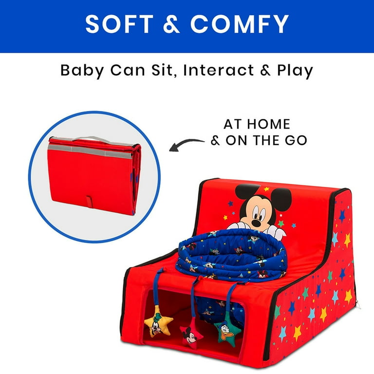Disney Mickey Mouse Sit N Play Portable Activity Seat for