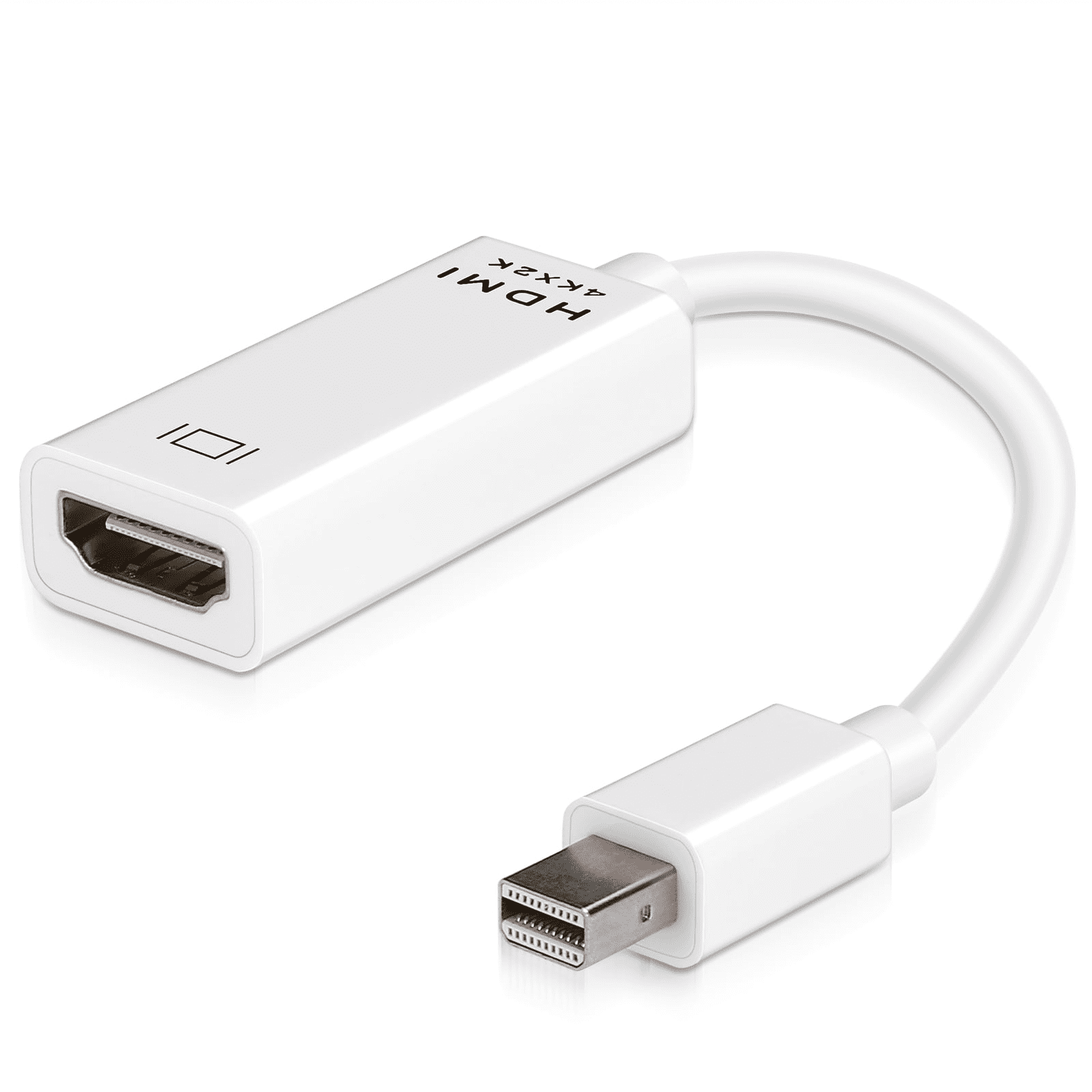 Mini to HDMI Adapter for iMac (BEFORE 2017) Mini DP to HDMI Adapter Compatible with MacBook Microsoft Surface Pro/Dock, Projector and More 2-Pack - Walmart.com