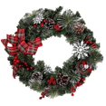 thumbnail image 1 of Christmas Decoration Snowflake Pine Cone Bow Simulation Christmas Partys Decoration Pendant, 1 of 5