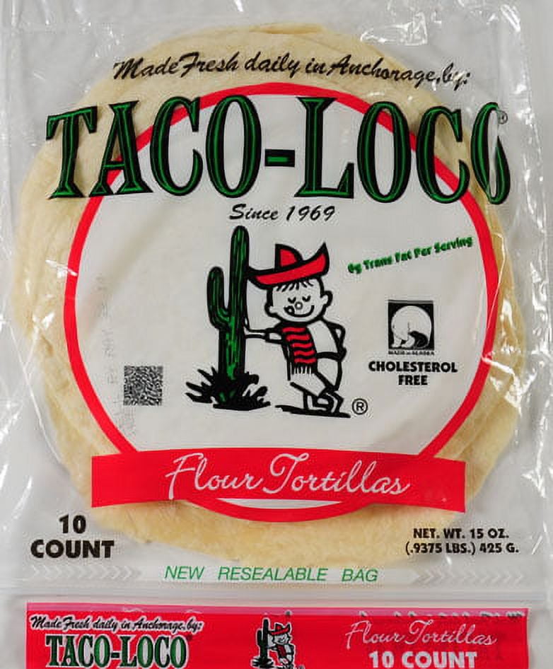 Taco Loco Products Taco Loco Tortillas, 10 ea