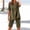 Brown, variant on Dianli Gifts Two Piece Sets for Women Summer Casual Two Piece Set Short Sleeve Shirt and Shorts Lounge Outfit for Everyday Wear Khaki L