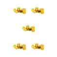thumbnail image 2 of Thinsony 4 Pieces Car Tire Valve Stems Caps Flag Pattern Rim Sleeve Dustproof Cover Repair Parts for Bicycle Vehicle Motorcycle Gold 5Set, 2 of 6