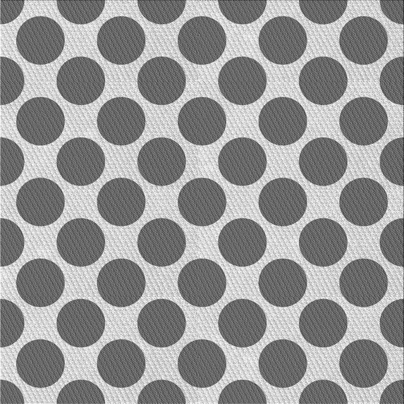 Ahgly Company Indoor Square Patterned Ash Gray Area Rugs, 5' Square