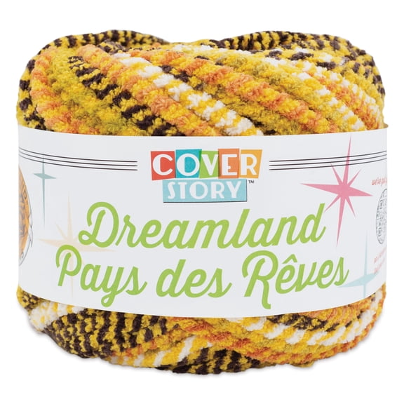 Lion Brand Cover Story Dreamland Yarn-Sunflowers