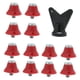 thumbnail image 4 of 12 piezas de botines de fútbol, ​​accesorios para entrenamiento deportivo en interiores y exteriores Rojo, 4 of 9