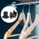thumbnail image 5 of Uxcell 1'' Dia Stainless Steel Closet Pole Sockets Closet End Supports Flange Rod Set, Black 4 Pack, 5 of 7
