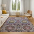 thumbnail image 7 of Addison Rugs Mayfield Premium Machine Washable Transitional Panels Purple Rectangle Rug, 10' x 14', 7 of 7