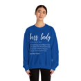 thumbnail image 4 of Novelty Boss Lady Definition Grace Wife Girl Busine Gildan 18000 Sweatshirt, 4 of 4