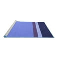 thumbnail image 2 of Ahgly Company Machine Washable Indoor Rectangle Abstract Blue Contemporary Area Rugs, 6' x 9', 2 of 4