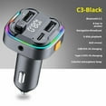 thumbnail image 3 of Car MP3 Bluetooth Transmitter Dual USB Charger With AUX Calling Fast Accessories Input Auto A2K3 Charging Adapter, 3 of 8