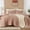 Dusty Pink, variant on Amberspace Prewashed fabric 3-piece Bed in a Bag Comforter Set with Sheets,Olive Green,Queen