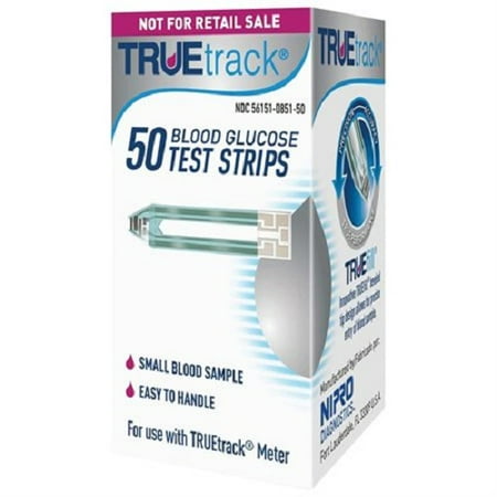 TRUEtrack Test Strips Box of 50 - 6 Pack - 300 Total