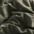 thumbnail image 3 of All Season Down Alternative Comforter,Quilted Duvet Insert - Hypoallergenic, Fluffy, Ultralsoft,Dark Green,Queen 88"L x 88"W, 3 of 5