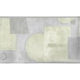 thumbnail image 3 of Fond d'Écran Précollé Bord - Abstrait Gris, Formes Beiges, Cercles, Rectangles Mur Bord Rétro Design, 15 Pi x 7 Po (4.57M x 17.78cm), 3 of 5
