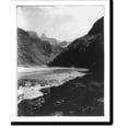 thumbnail image 2 of Historic Framed Print, The Colorado River at end of trail, 4500 ft. below the river, Grand Cañon, Arizona, 17-7/8" x 21-7/8", 2 of 9
