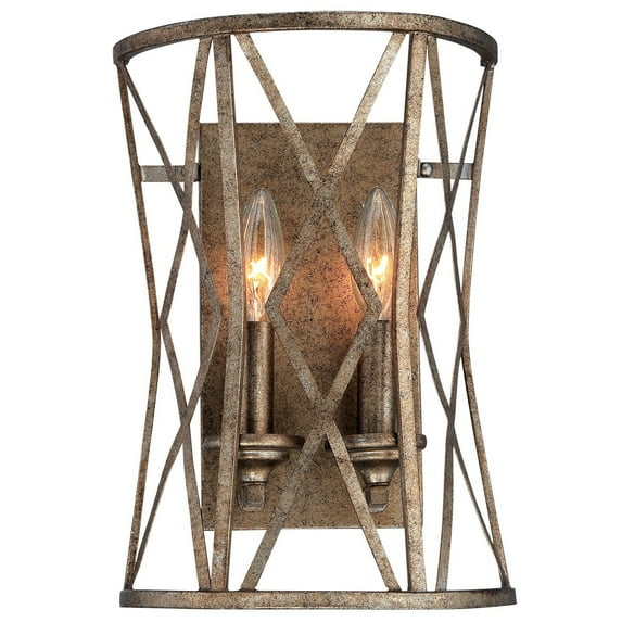 Millennium Lighting 2172 Lakewood 2 Light Wall Sconce - Gold