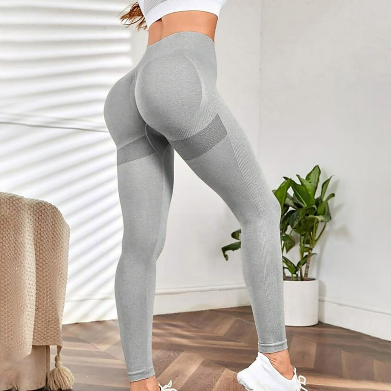 Women Yoga Pants Soft Stretchy High Waisted Leggings Butt Lifting Tummy  Control Seamless Leggings Squat Proof