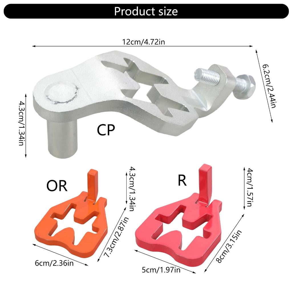 Farm Gate Hinges Pin Set of 2 Hot Dip Alloy Steel T Post Mounting Hardware for Garden Fence and Chain Link Gate