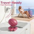 thumbnail image 6 of Electric Razors for Women Legs, 7D Rechargeable Body Shaver, IPX7 Waterproof Wet Dry Electric Shaver, Lady Hair Remover for Face Underarm Pubic, Pink, 6 of 8