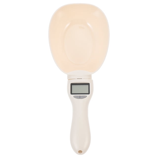 Mini balanza de cuchara digital, cuchara medidora electrónica, suministros para el hogar, balanza de alimentos para mascotas para la cocina del hogar, 250 ml (blanco)