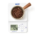 thumbnail image 3 of Mavie 2-in-1 Coffee Scale with Timer, 4 Unit Conversions, Precision Tare, Countdown & Stopwatch for Brewing Perfection and Coffee and Espresso Prep, LCD Display, 3kg Capacity, White, 3 of 6