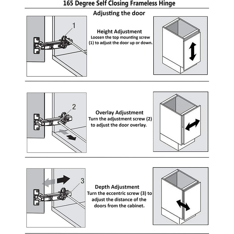 Adjustable Cabinet Hinges  Adjustable Door Hinges - KEA