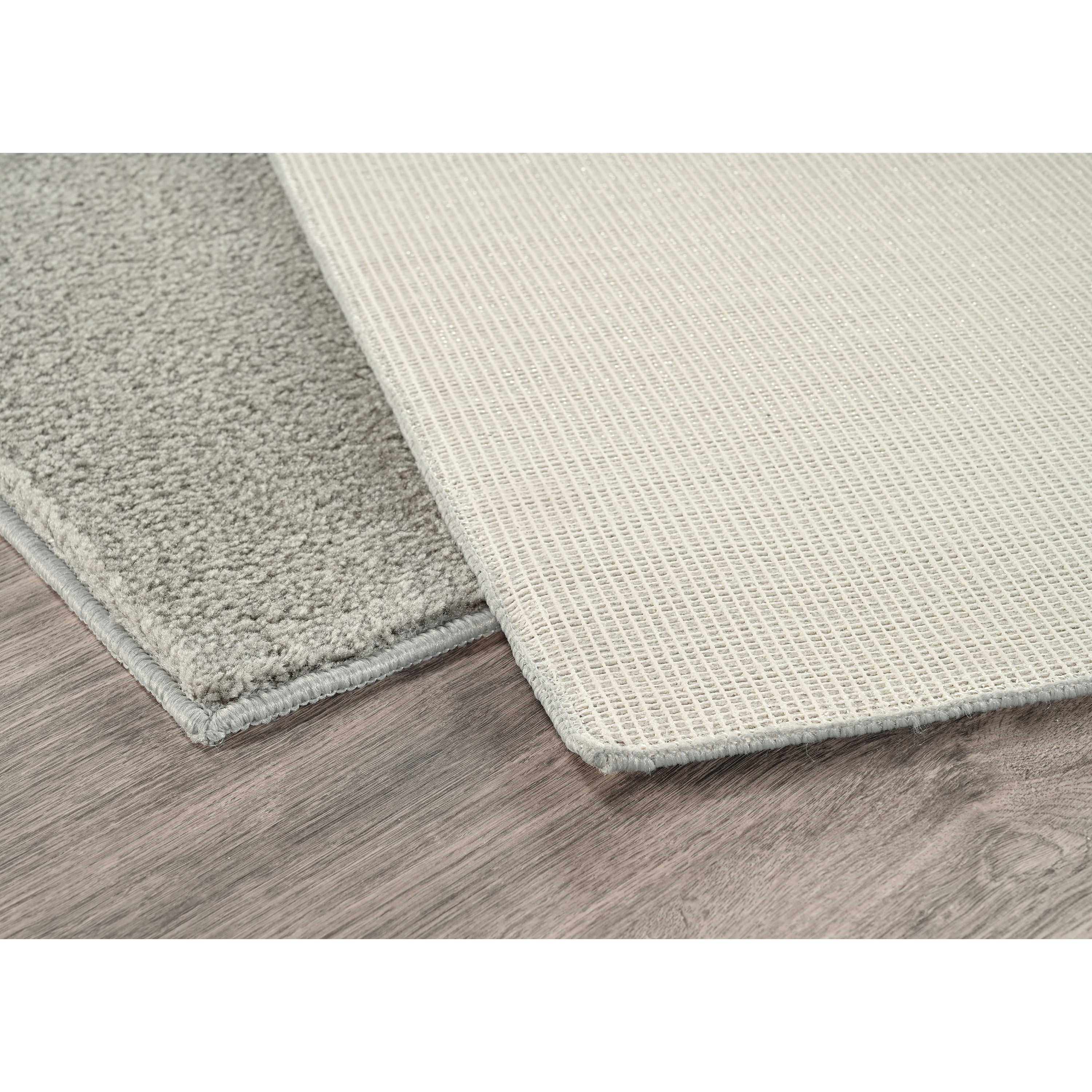 Garland Rug Clayton Plush Gray Basic Utility Indoor Area Rug, 3' x 5'
