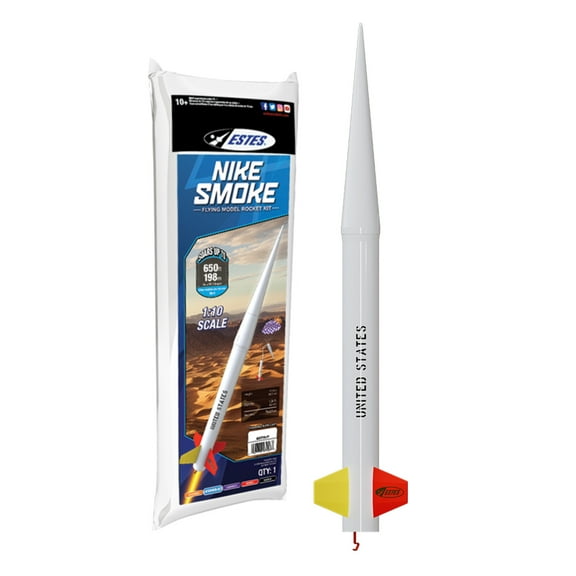 Estes 7247 Nike Smoke Level 2 Model Rocket Kit