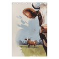 thumbnail image 4 of Cows Grassland Black Out Curtains 72 Inch Length Curtains for Sliding Glass Doors Bedroom Living Room 2 Pack, 4 of 6