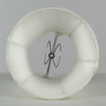 thumbnail image 4 of Meriville Set of 5 Eggshell Faux Silk Clip On Chandelier Lamp Shades, 3.5-inch by 4.5-inch by 4.5-inch, 4 of 5