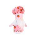 thumbnail image 1 of Muñeco de juguete sin rostro enano Rodolfo con gorro de cocinero de fresa para niños, 1 of 3