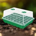 thumbnail image 3 of La Semilla Planta Flores Cultiva Bandeja Inicio Caja Cajas 24/48 Agujeros Con Domo Humedad para El Cultivo Hidroponía, 3 of 9